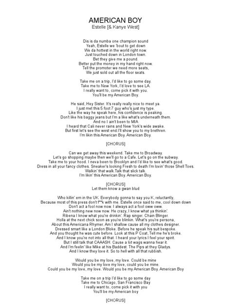 american boy song lyrics.